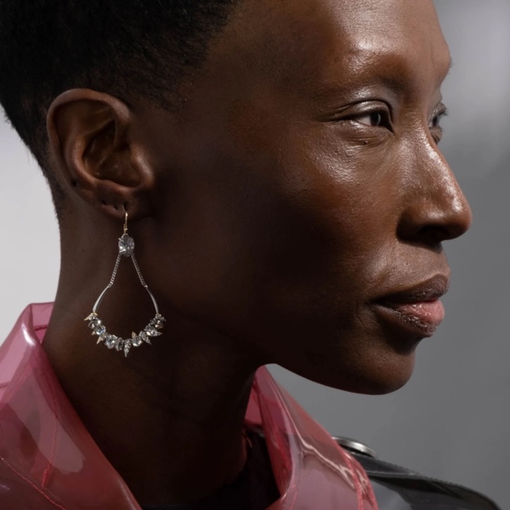 Alexis Bittar Mosaic Futurist Chandelier Earrings - Picture 11 of 16